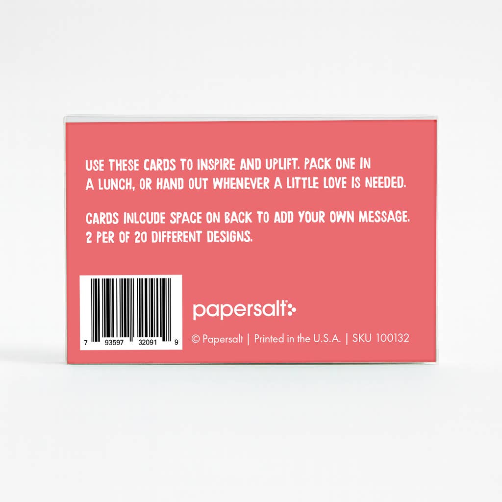 Papersalt - Wholesale Stationery/Notecard Set - Grit for Girls & Young Women - Motivational Notecard Set 1