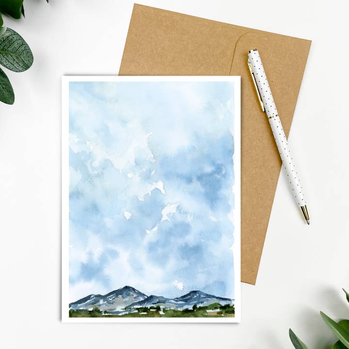 "Sunday Drive" Greeting Card 5x7" for wholesale by Shelly Cluff Art