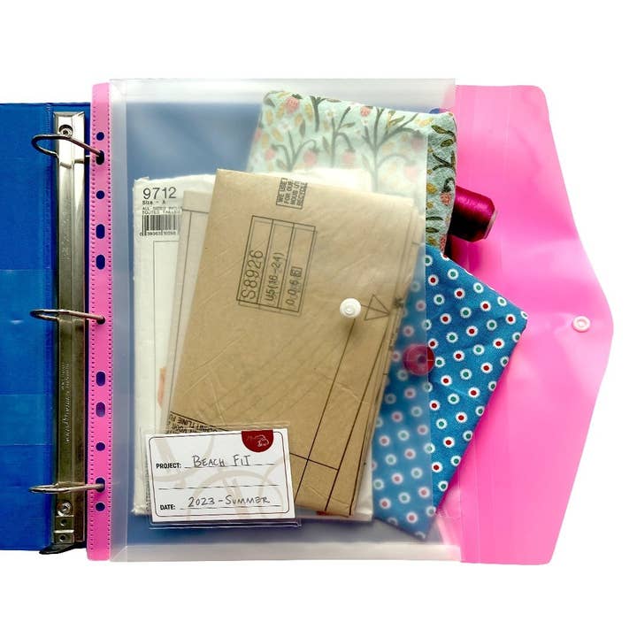 Madam Sew - Wholesale Binder - Binder Pocket 6-Pack - Organize your sewing projects easily!8