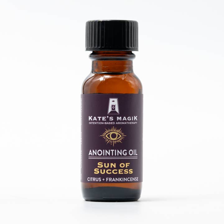 Sun of Success Anointing Oil, Frankincense & Citrus for wholesale by Kate's Magik