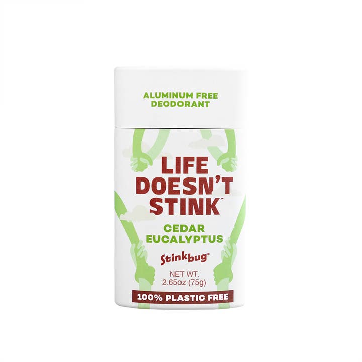Stinkbug Naturals - Wholesale Deodorant - Unisex - Plastic Free Cedar Eucalyptus Deodorant