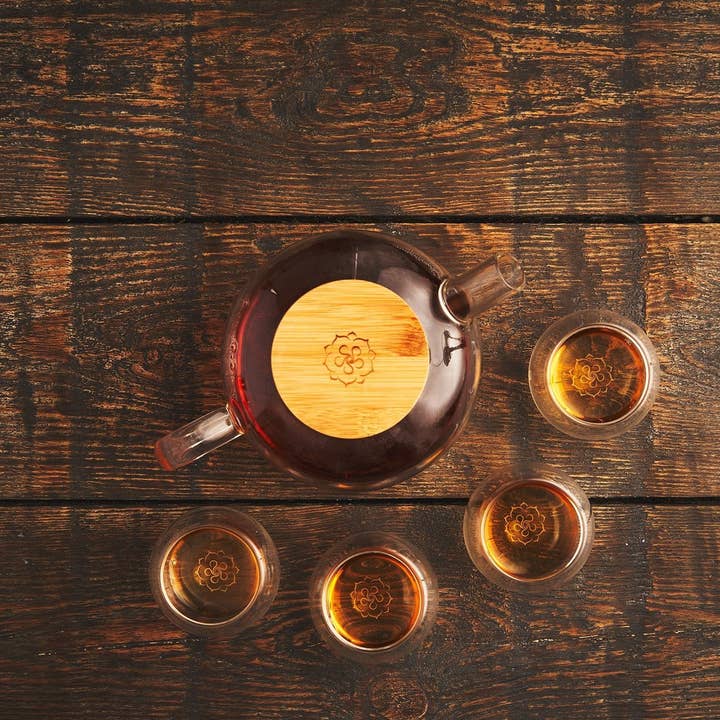 glass tea set for wholesale by B.TEALY