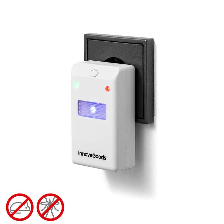 InnovaGoods - Vendita all'ingrosso Repellenti per insetti - Repellente per insetti e roditori Killekt InnovaGoods con LED