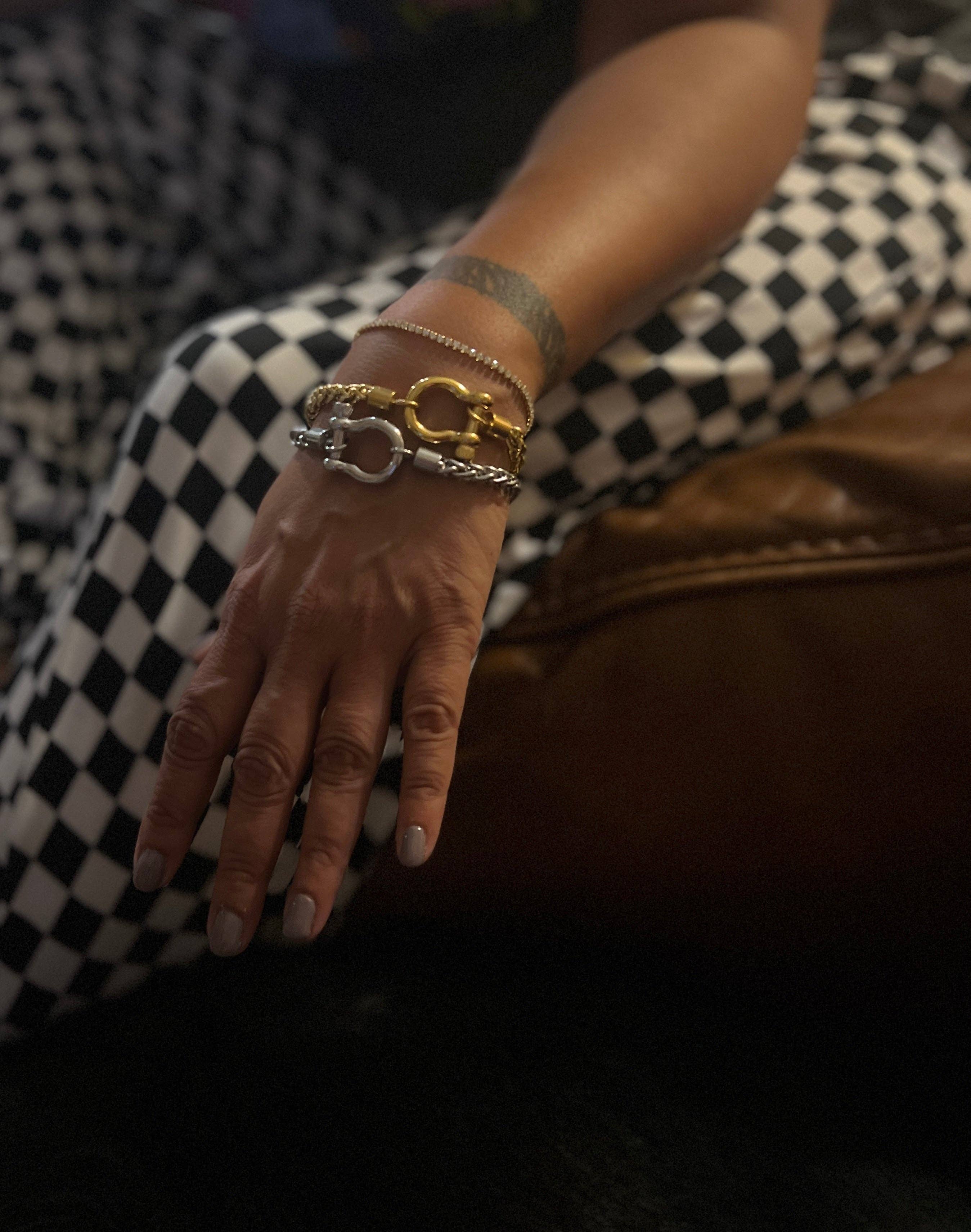 Will & Purpy – Engroshandel Armbånd med led og kæde – Rustfrit stål HorseShoe Unisex armbånd3