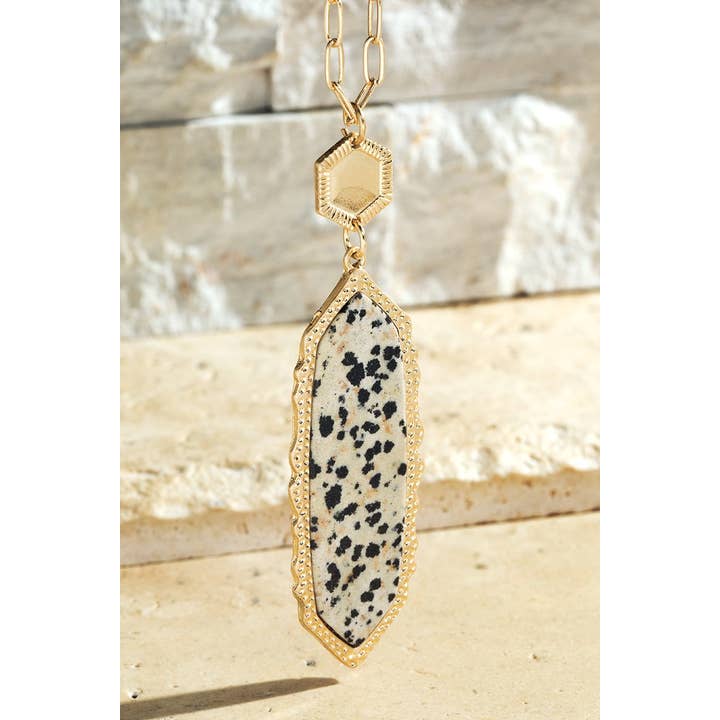 Urbanista Outlet - Wholesale Pendant/Charm Necklace - Semi Stone Pendant Necklace