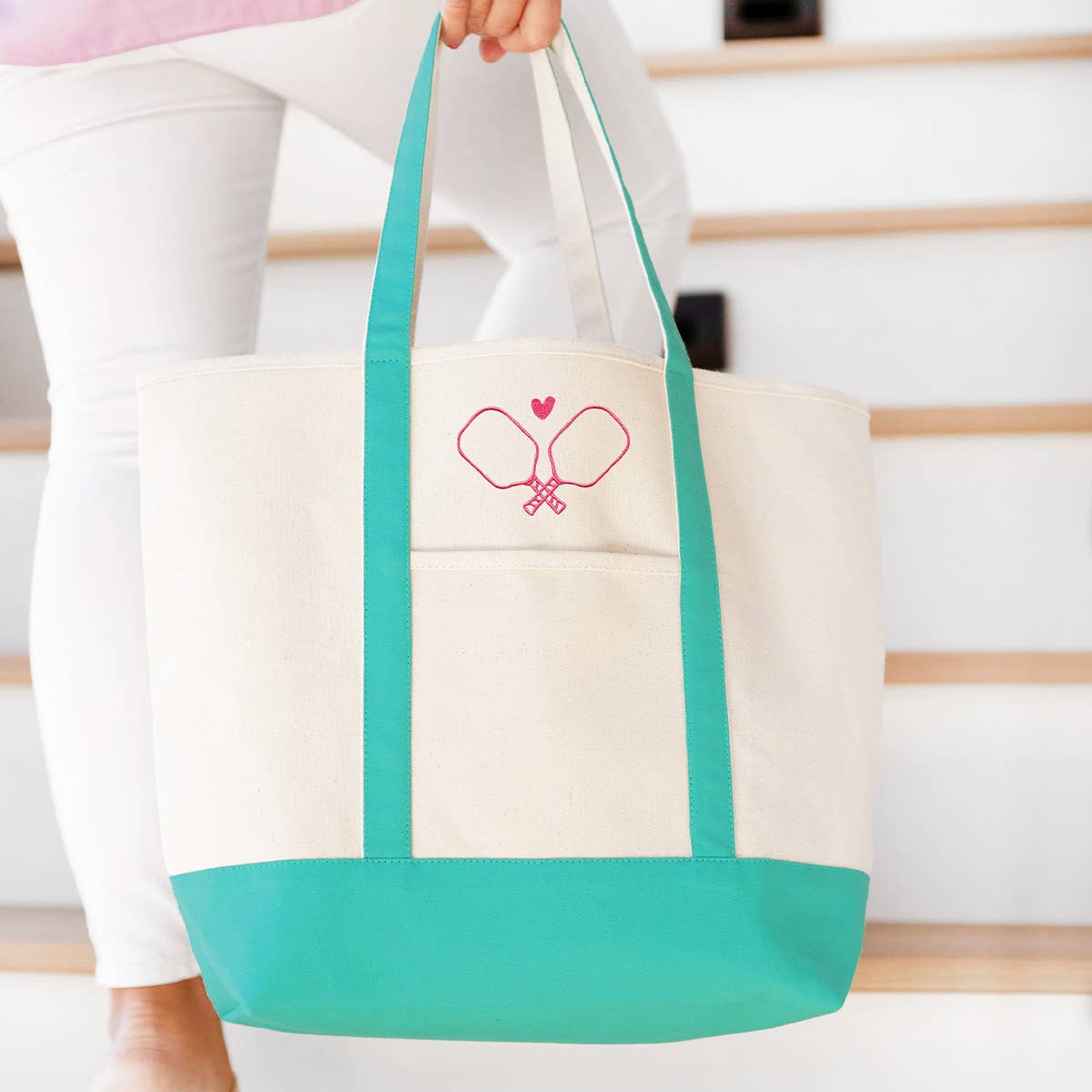 Viv&Lou - Vente Tote bag – femme - Sac Fourre-tout Quotidien pour Raquettes de Pickleball1