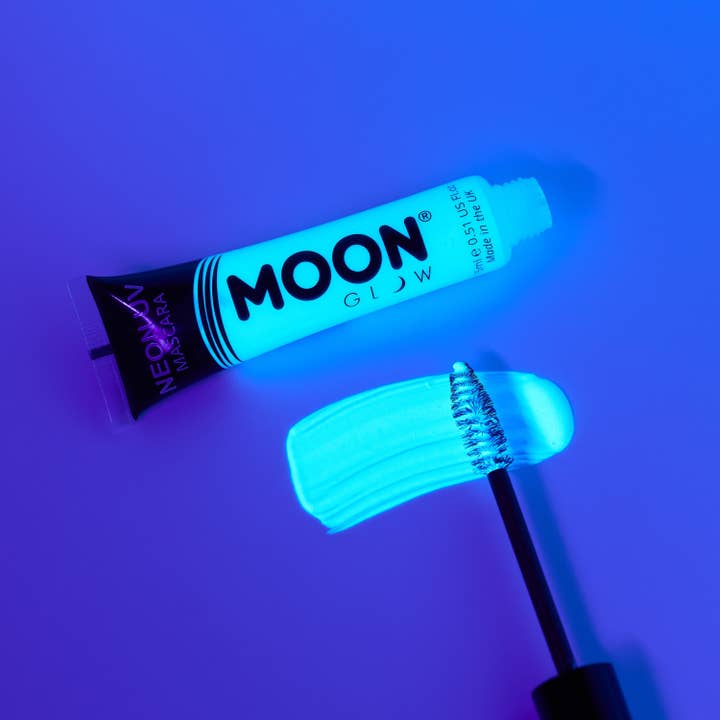 Moon Makeup - Vente Mascara - Mascara noir fluorescent Neon UV Moon Glow1