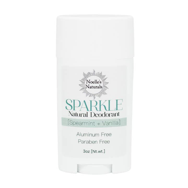 Sparkle Organic Deodorant for wholesale by Noelle’s Naturals