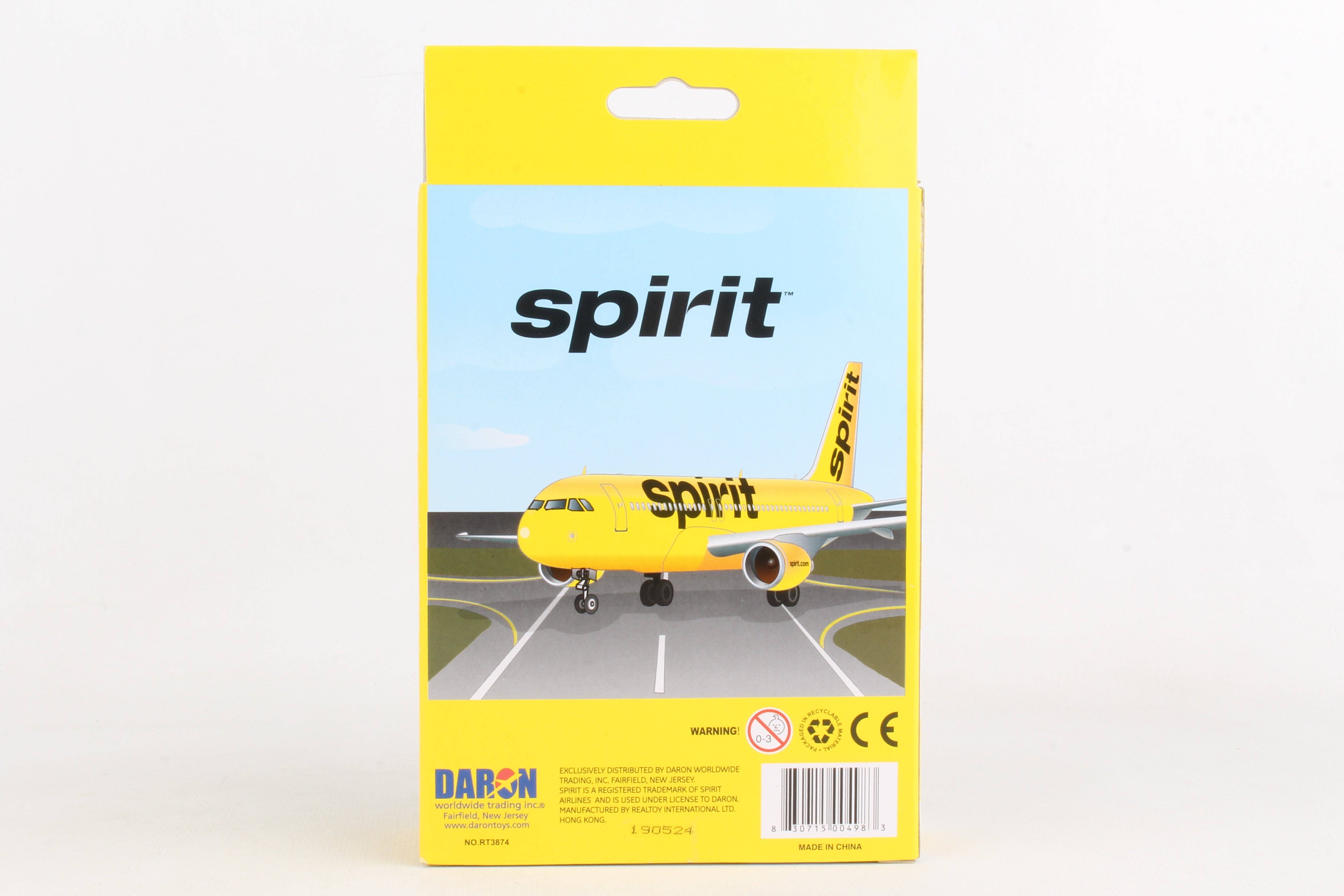 Daron Worldwide Trading - Wholesale Toy Plane - Kids - RT3874 Spirit Airlines Single Plane by Daron Toys2
