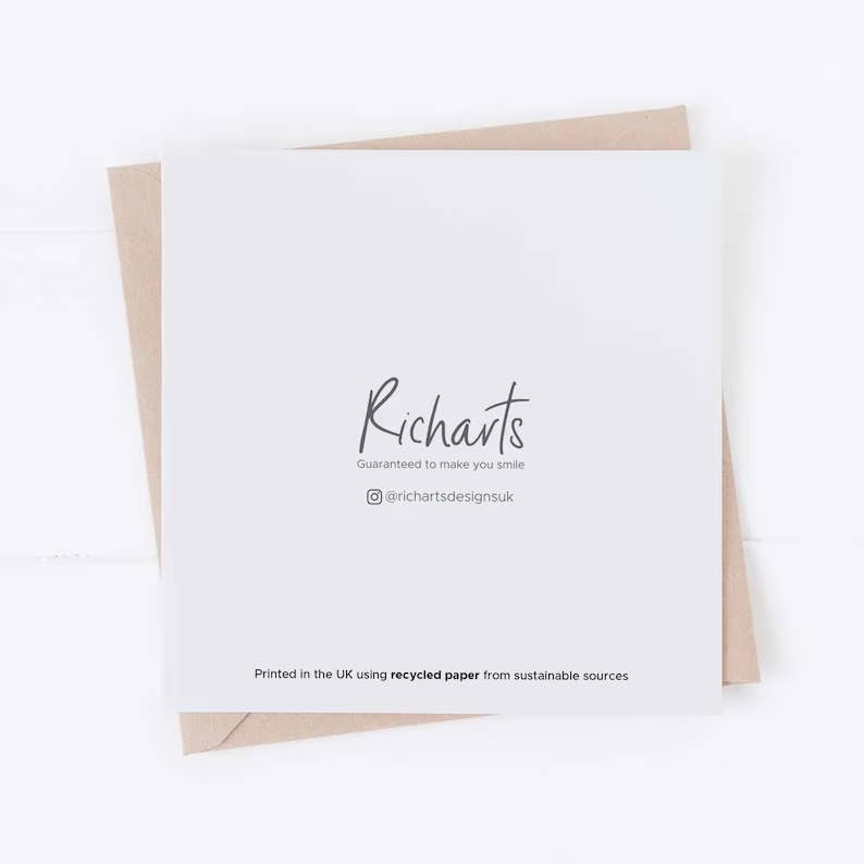 Richarts Designs – wholesale Everyday greeting card – Highland Cow Card1