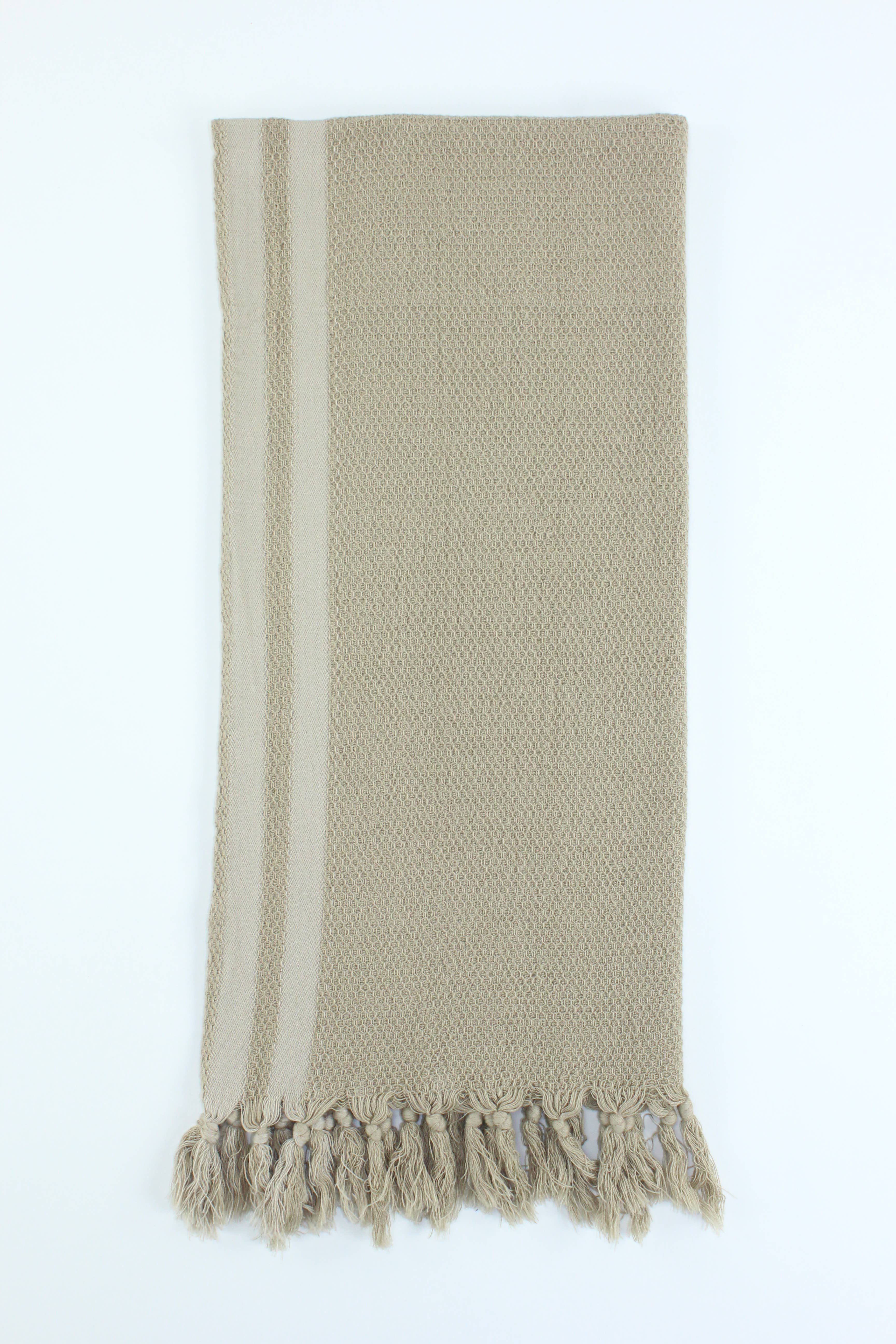 Beige Premium Turkish Towel Peshtemal Towel for wholesale on Faire4