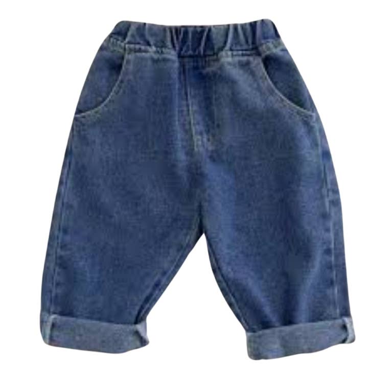 Logan Soft Denim Pants | Frosted Indigo | Gender-Neutral for wholesale by ntrl co.