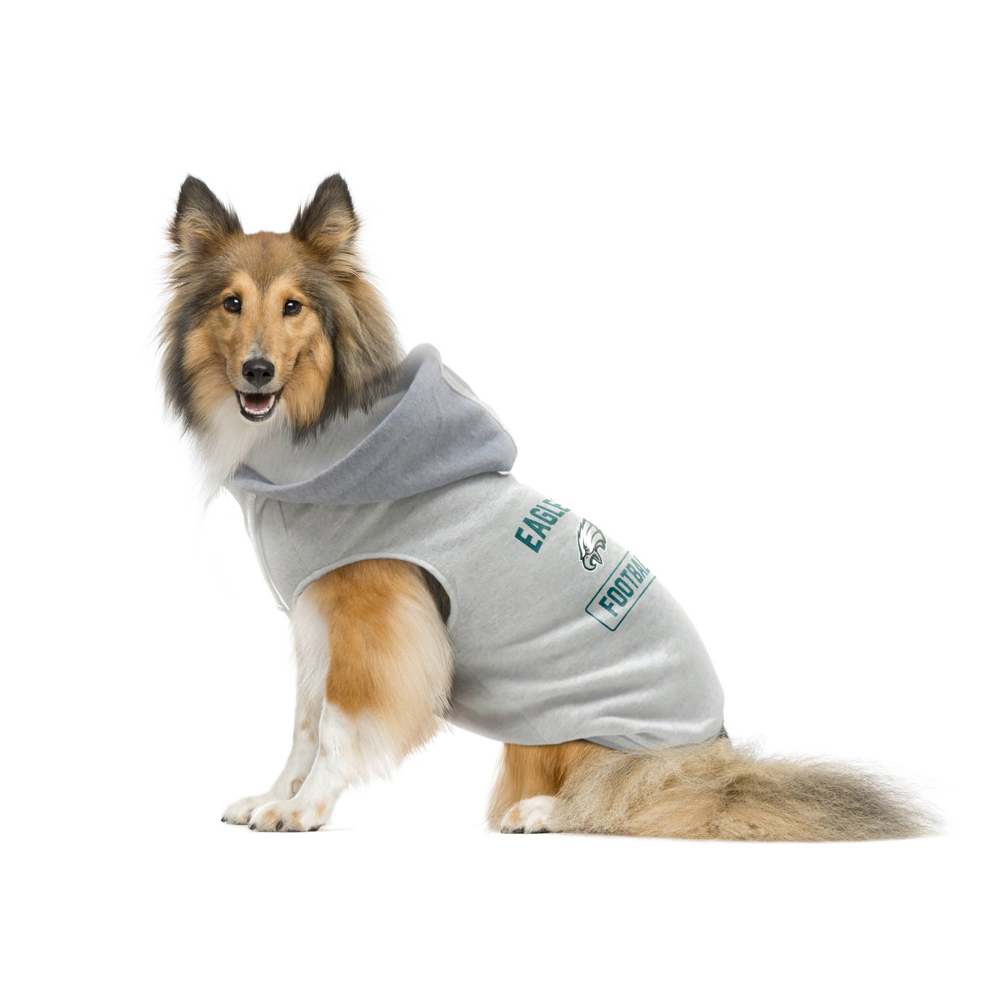Little Earth Productions - Vente Sweat à capuche – chien - Col ras du cou à capuche NFL Philadelphia Eagles Pet3