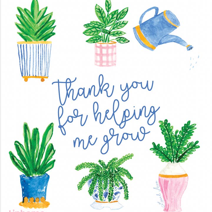 Thank You for Helping Me Grow – Linhome x Liesel Anne Swedish Dishcloth- 1 Pack for wholesale by Linhome