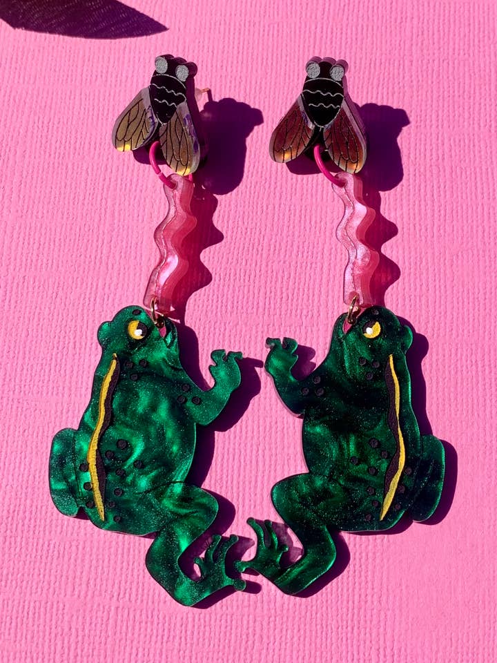 Frog and Fly for wholesale by Not Picasso