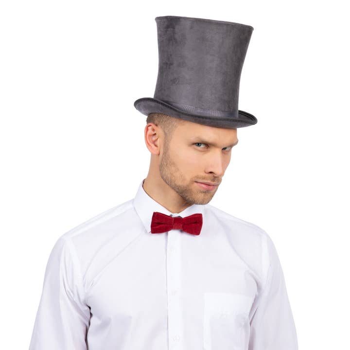 Stylex Party - Wholesale Costume - Men's - Bell Top Hat Fancy Dress Victorian Hard Hat Halloween