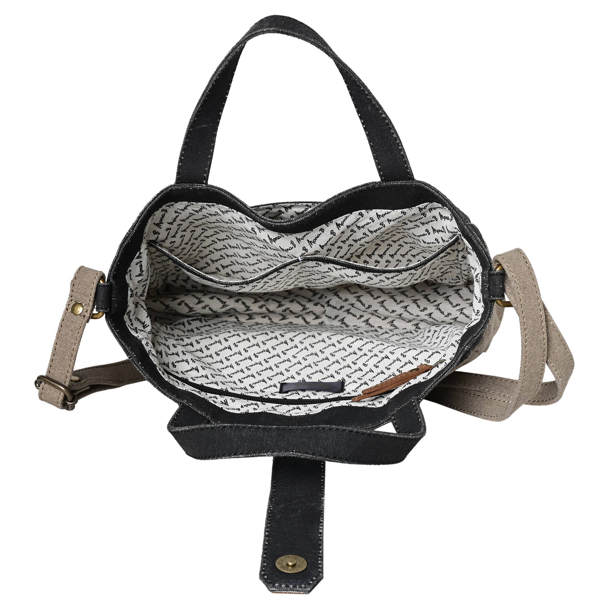 Mona B. - Wholesale Tote Bag - Women's - Original Leather Cowhide 'Escape the Ordinary' Tote Bag5