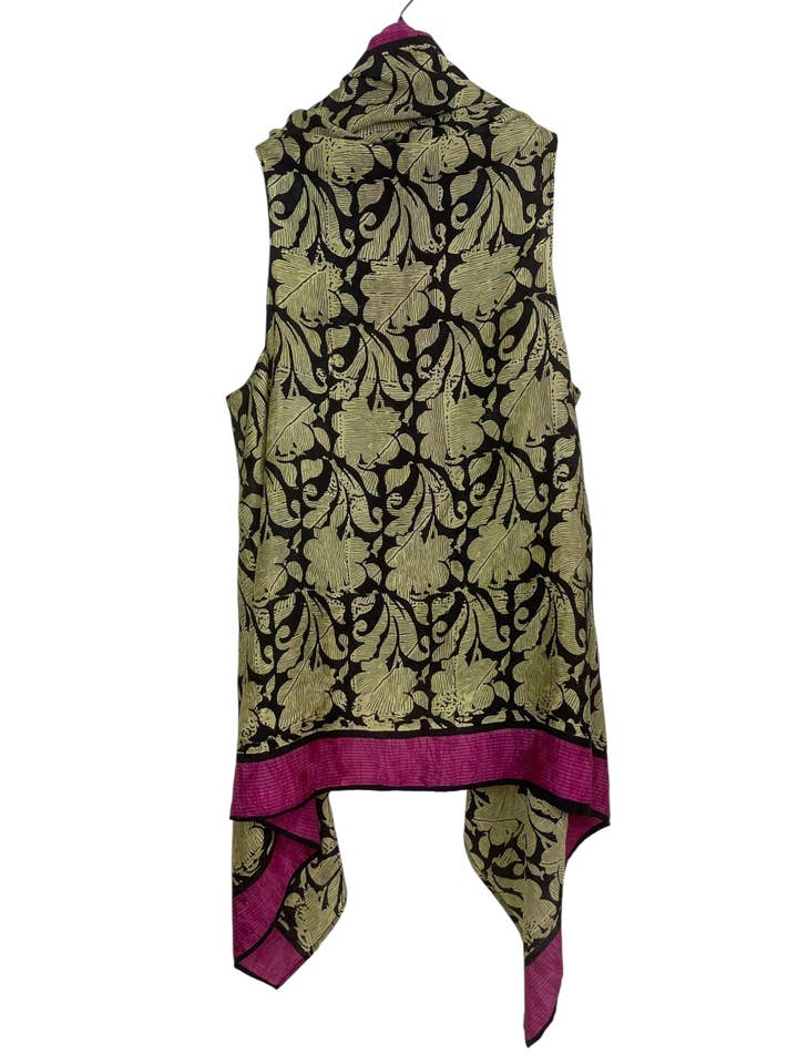 sariKNOTsari - Wholesale Outerwear Vest - Women’s - PRC7800 Avatar Pure Silk Versatile Vest2