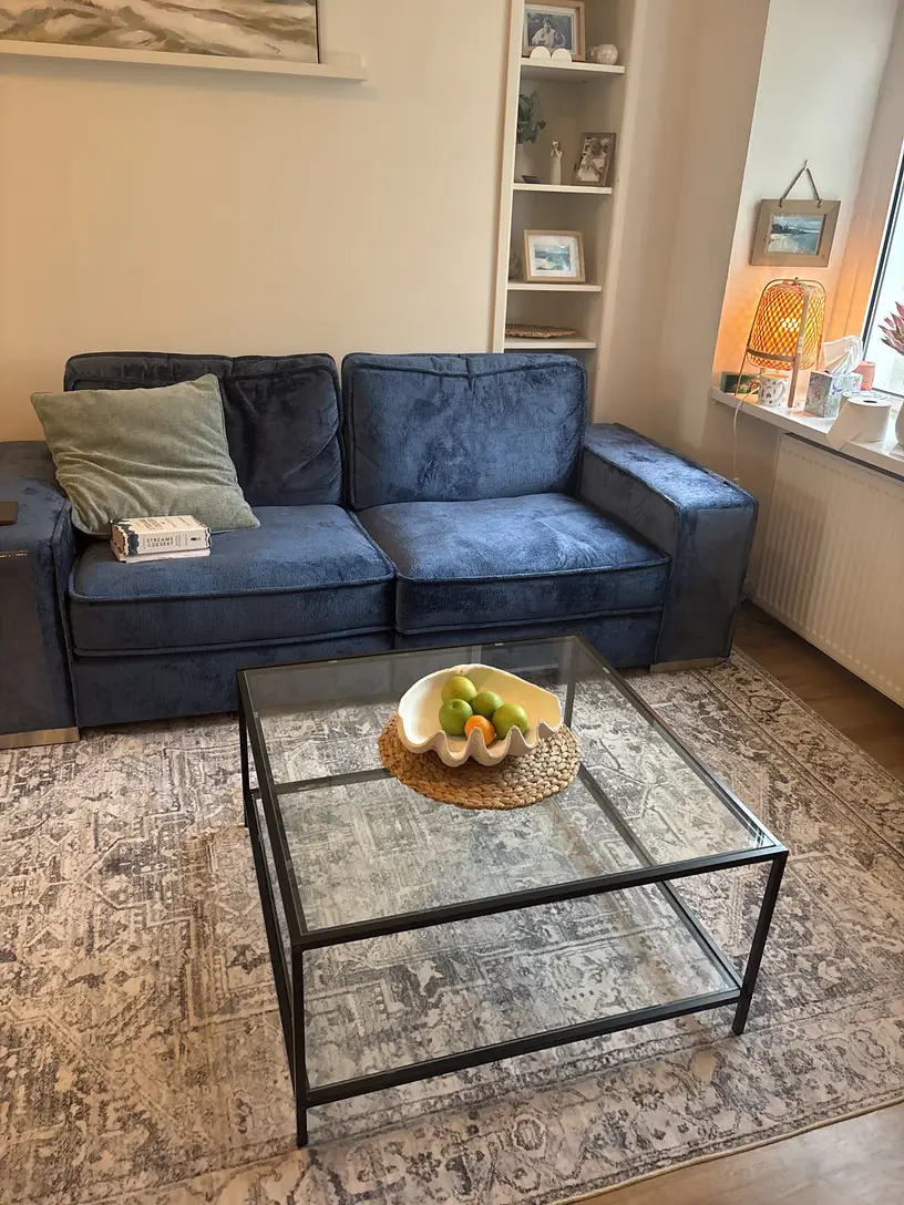 Urban Meuble – wholesale Soffbord – Soffbord i glas och svart metall HUDD LMKZ11