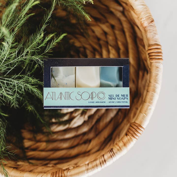 Atlantic Soap Co., LLC - Wholesale Bar Soap - Mini Soaps - Sel de Mer2