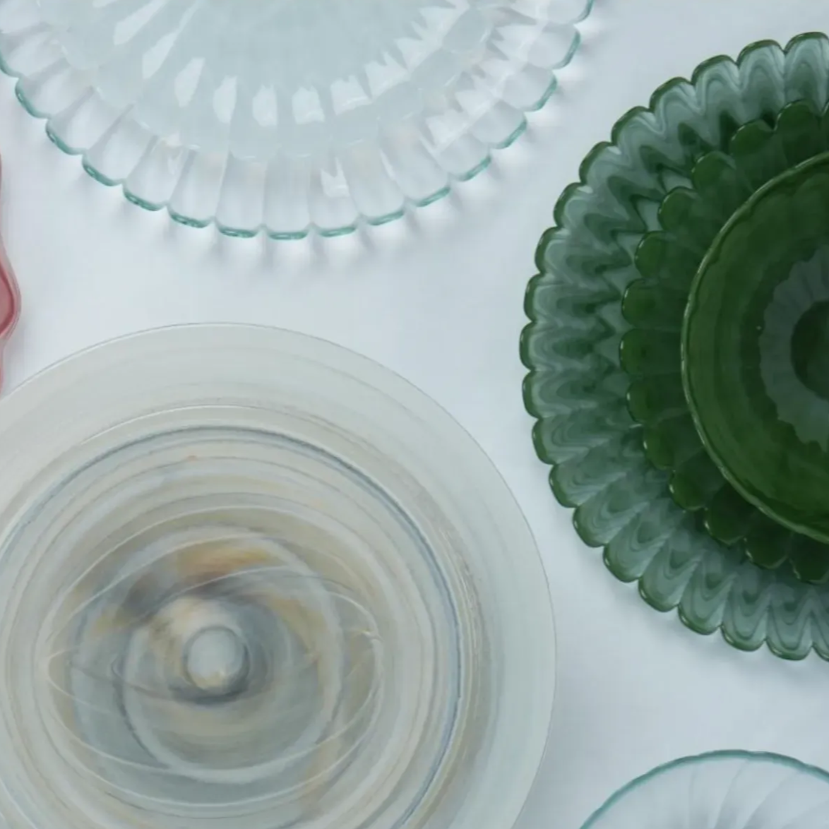 Lainy Home - Vente Service à vaisselle - Pack de 4 vaisselles Tropez Alabaster Taupe8