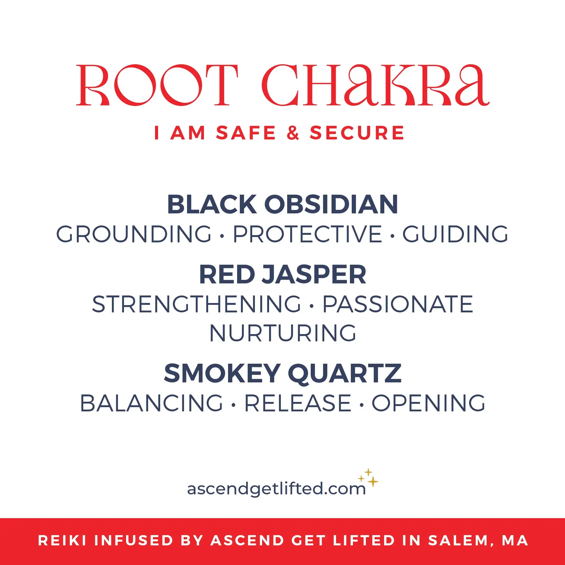 ASCEND – wholesale Andlig sten/kristall – Paket med Chakra-kristaller7