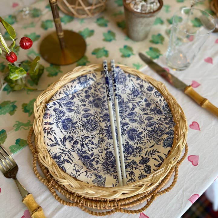 REMOVED BRAND - Wholesale Disposable Napkin - NEW! Chinoiserie Bleu Paper Dinner Napkins – Pack of 204