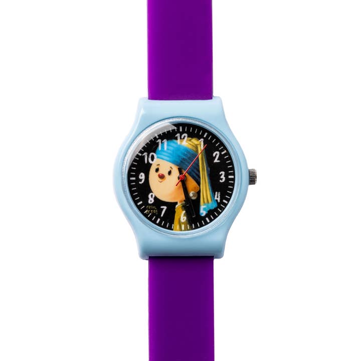 Today is Art Day – wholesale Armbandsur - Barn – Klocka - Vermeer - Flicka med pärlörhänge - Museum Kidz