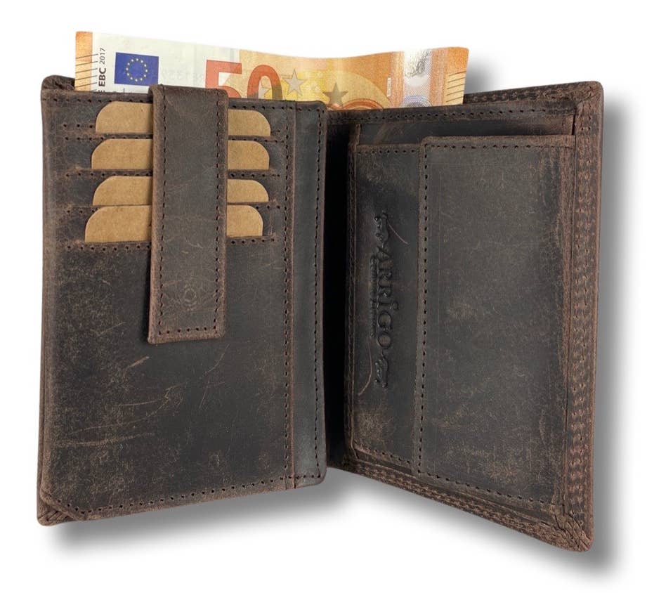 Arrigo - Wholesale Wallet - Men's - Men Wallet Buffalo Leather - Billfold - RFID - Arrigo4