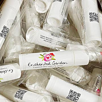 Wholesale | 100 pcs QR Code Logo Lip Balms with your logo for wholesale by Lasting Impressions CT