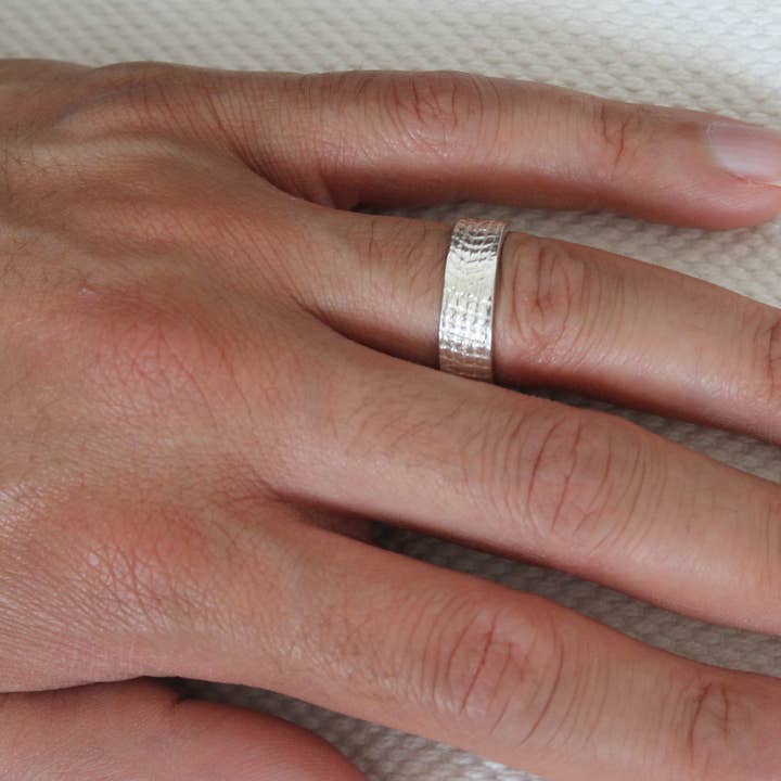 Skin silver ring 6mm for wholesale by Jewelfish