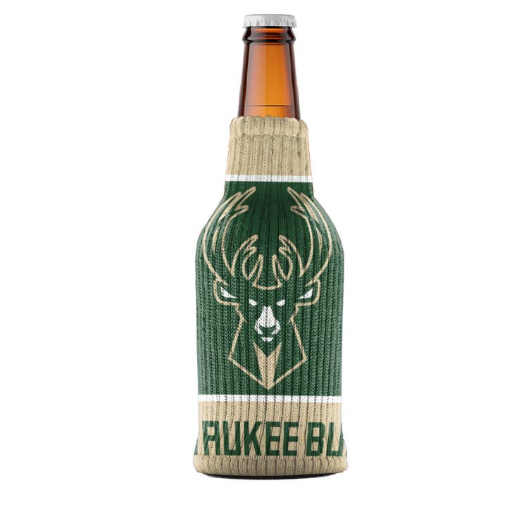 Glacière en tricot NBA Milwaukee Bucks - Bottle Koozie pour la vente par Majestic Sports