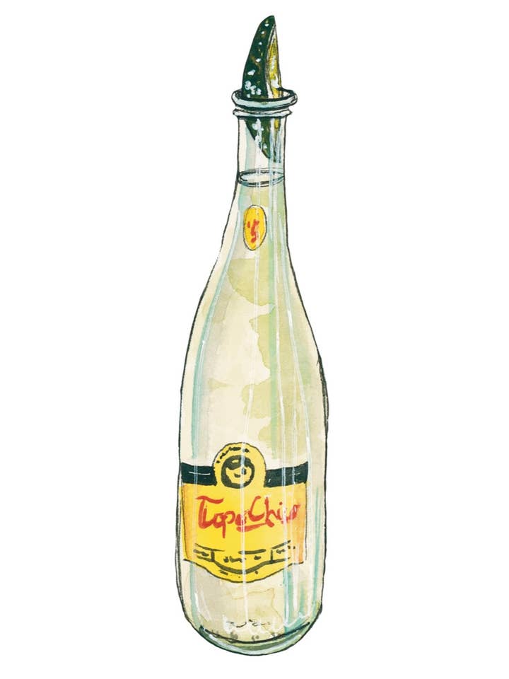 Ranch Water Cocktail Art Print for wholesale by artxnikki