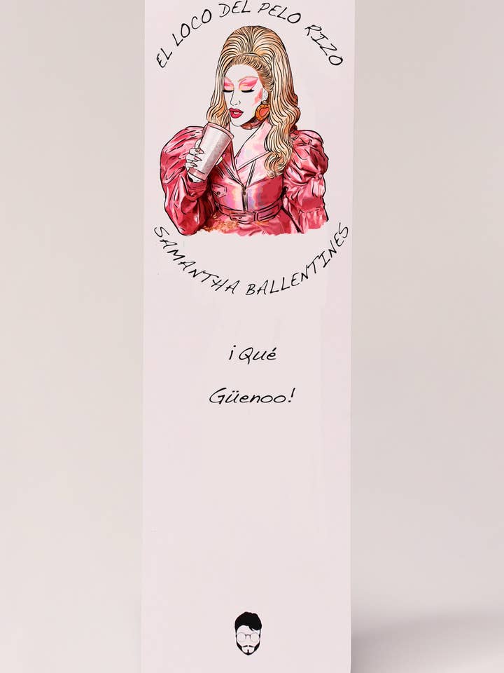 Bogmærker Samantha Ballentines for engroshandel hos El loco del Pelo Rizo