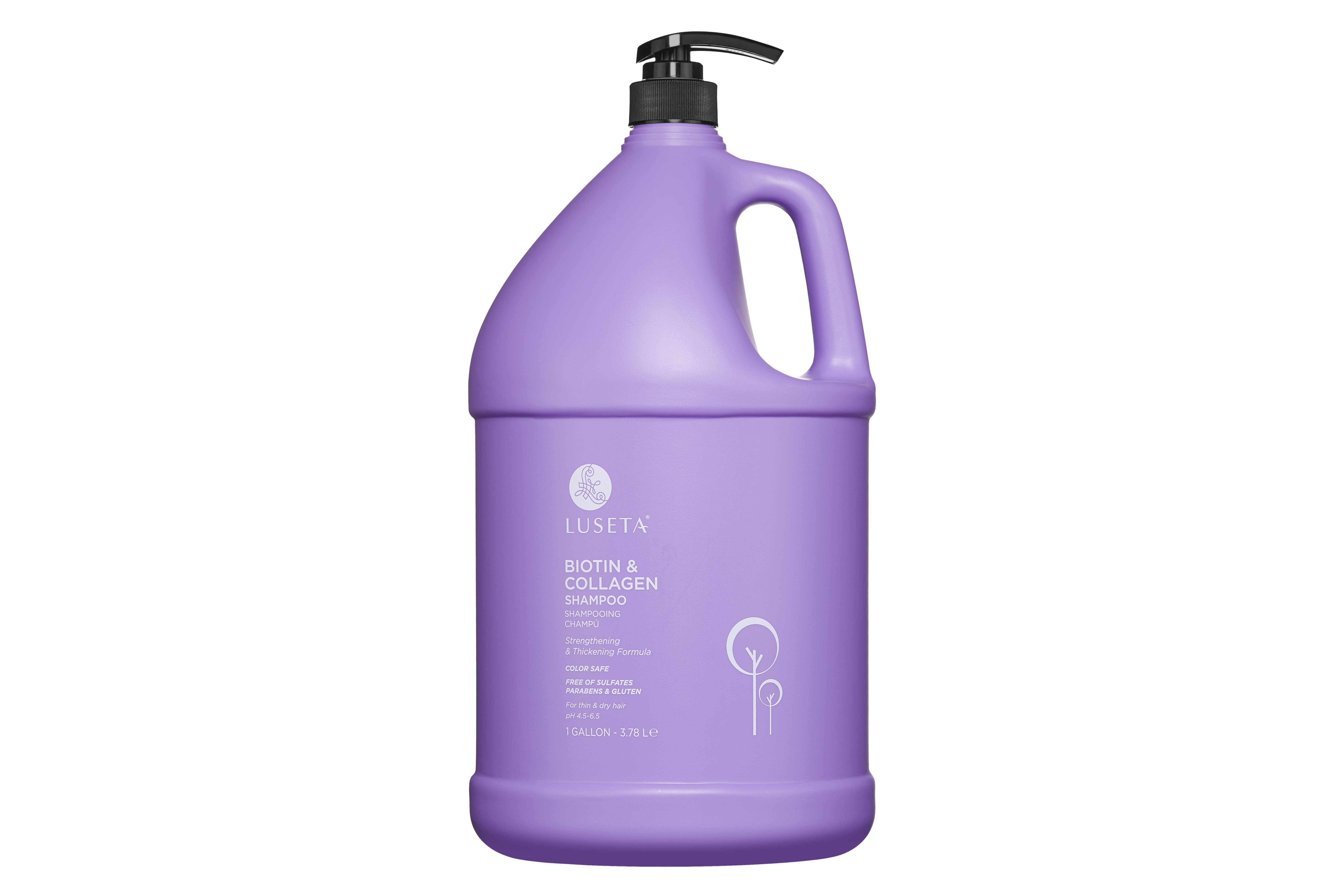 Luseta Beauty - Wholesale Hair Shampoo - Biotin and Collagen Shampoo - 1 Gallon