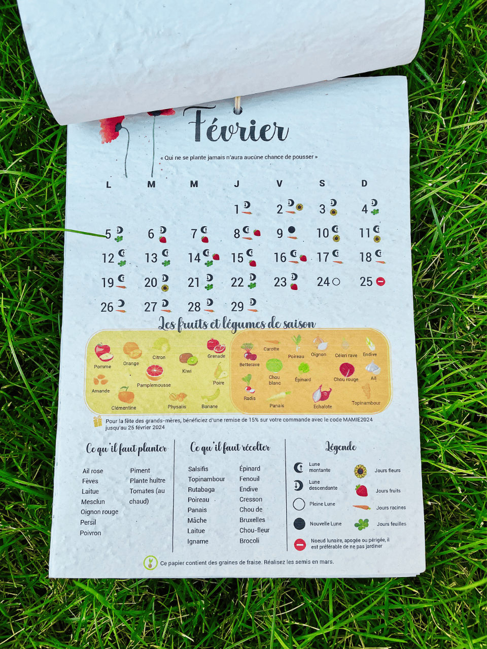 Des Mots Qui Fleurissent - Wholesale Calendar - 2026 Garden Planting Calendar1