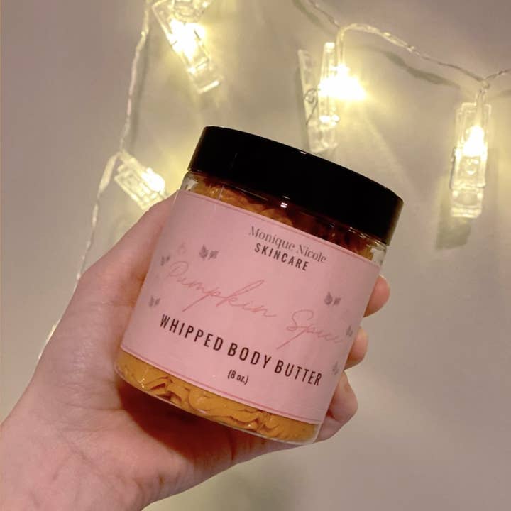 Pumpkin Spice Whipped Body Butter for wholesale by Monique Nicole Skincare