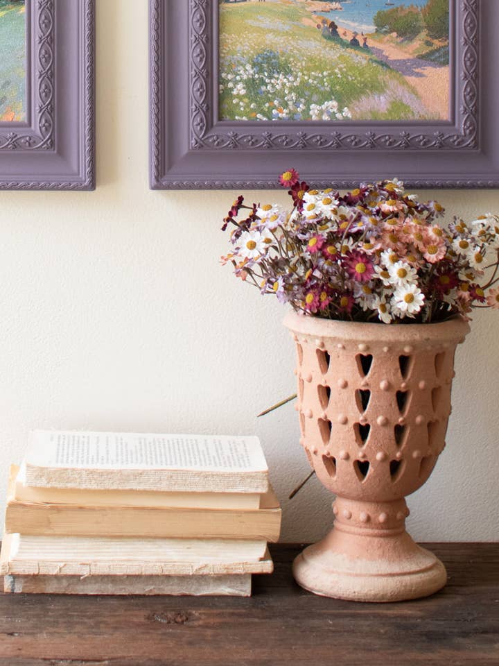 SET OF TWO LAVENDER FRAMED LANDSCAPES PAINTINGS for wholesale by Kalalou