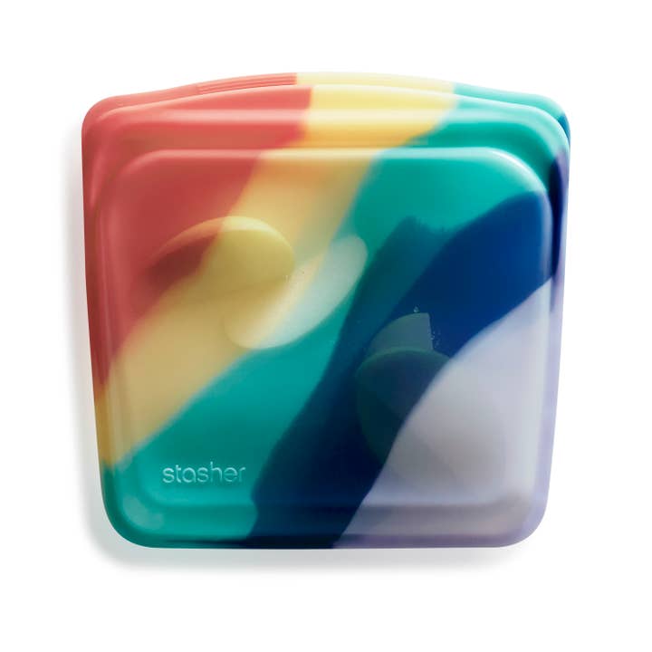 Stasher - Wholesale Food Storage Wrap/Bag - Sandwich: Rainbow Splash2