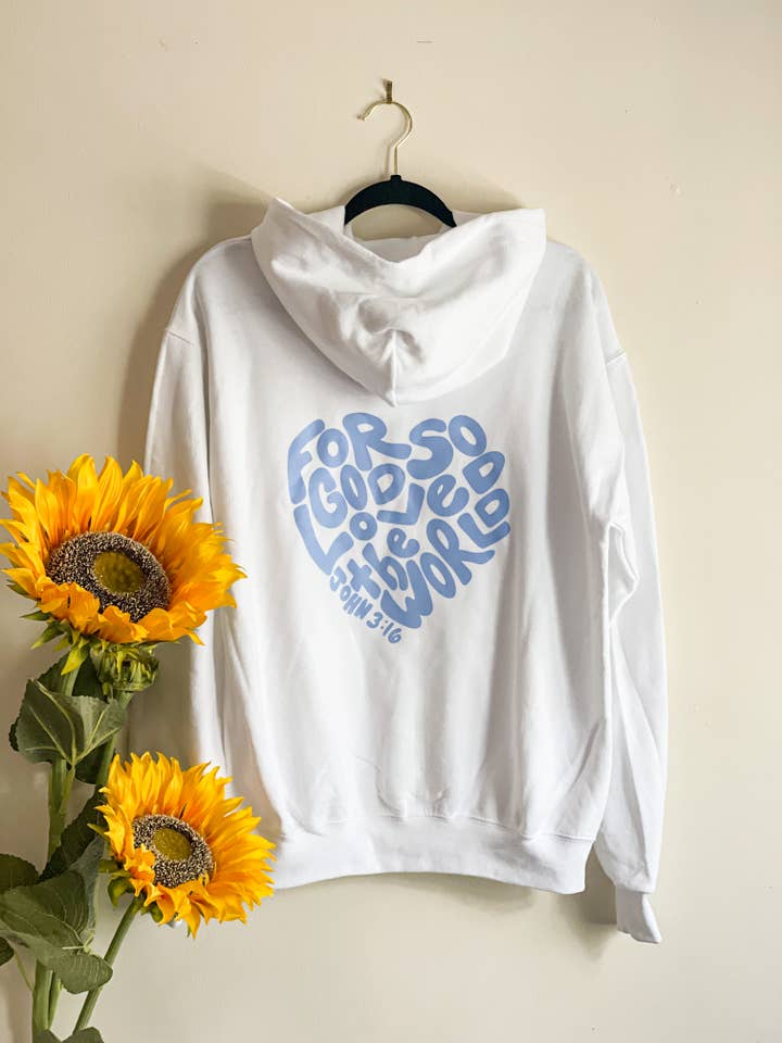 John 3 : 16 Car Dieu a tant aimé le monde Christian Crewneck pour la vente par HH and Grace Co