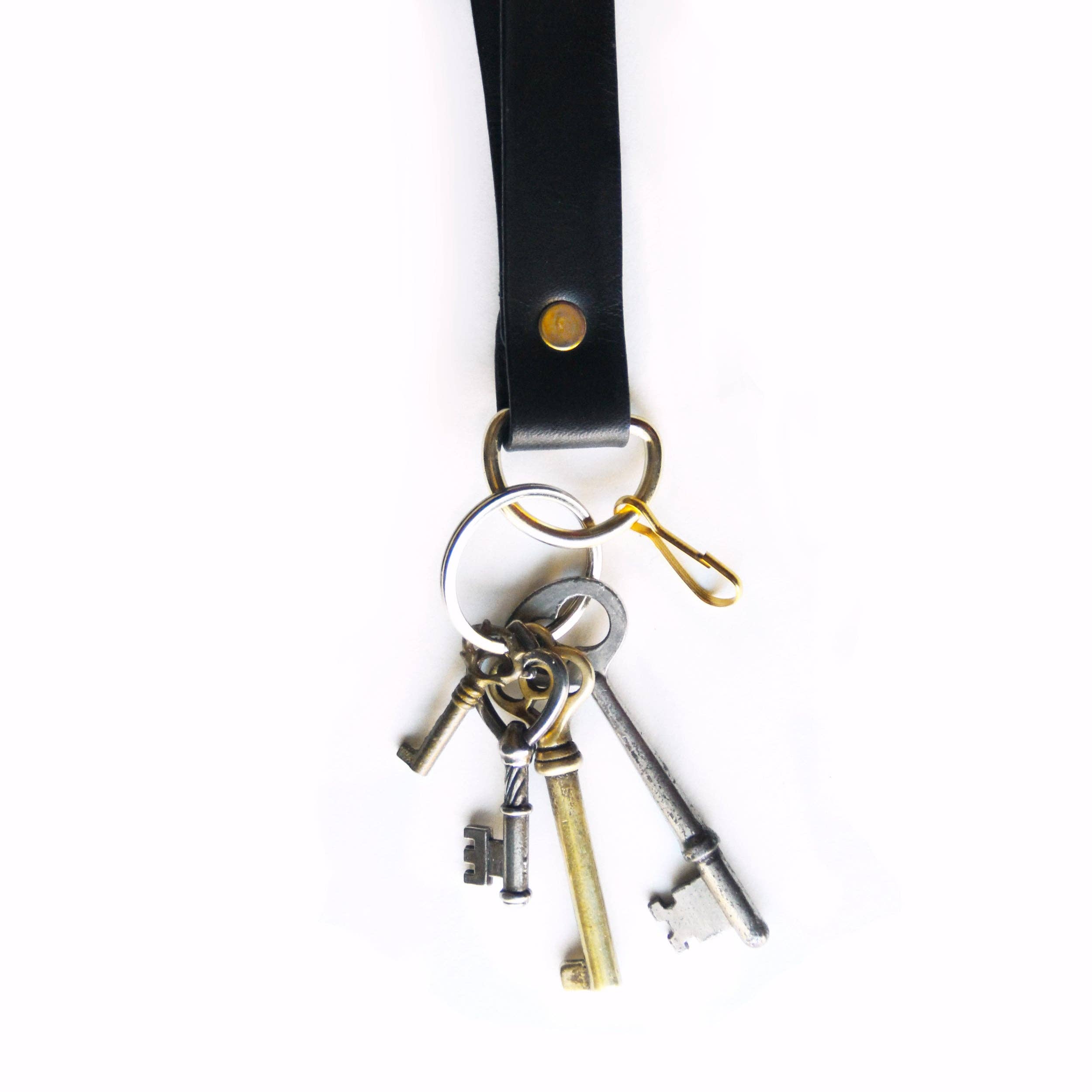 Audio Helkuik - Wholesale Lanyard - Unisex - Leather Lanyard -- Black Leather2