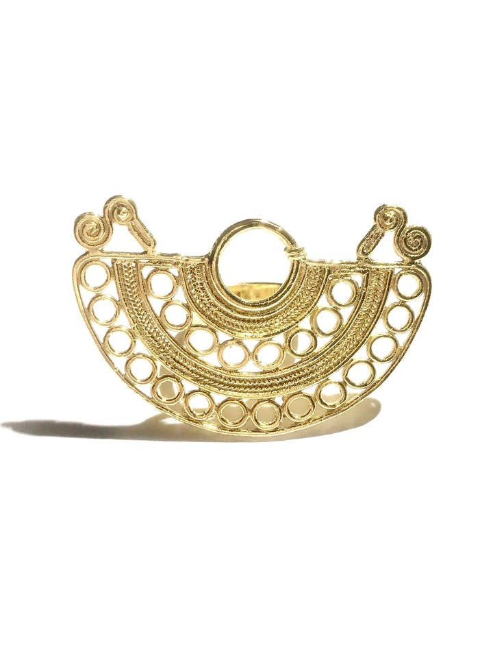 Nariguera Spiral Ring for wholesale by Sanin Jewelry