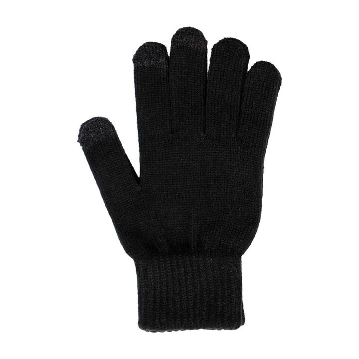 Cap Zone - Vendita all'ingrosso Guanti - Uomo - Guanti invernali touchscreen neutri scuri da uomo5