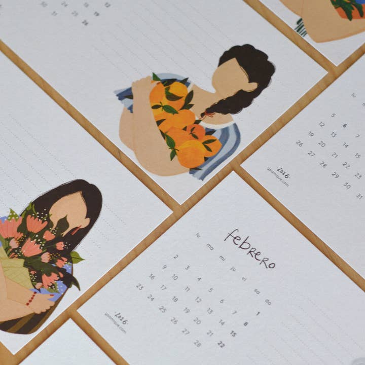 ypamiqué - Wholesale Calendar - 2026 Desk Calendar3