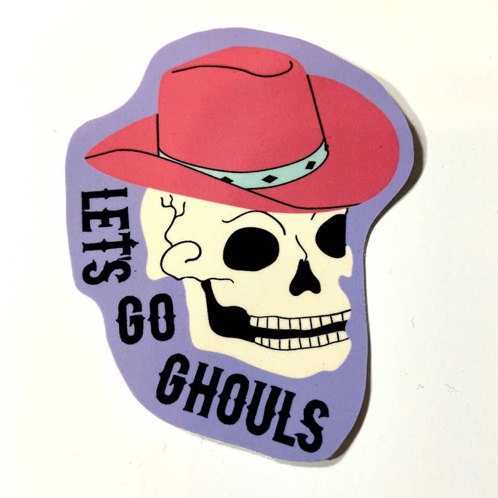 Let's Go Ghouls Vinylaufkleber für den Großhandel von Sparkletown Studios