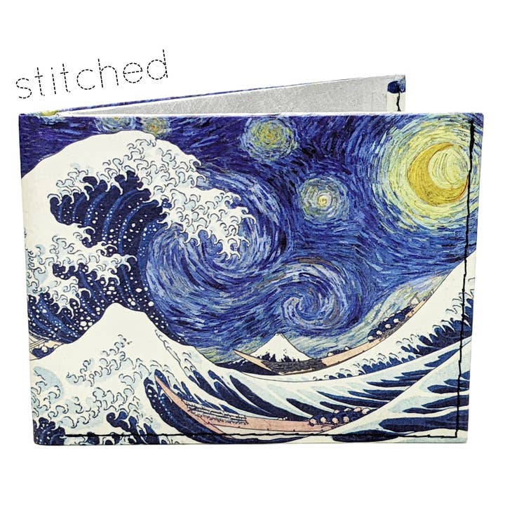 Starry Wave - Porte-billets en Tyvek® STITCHED pour la vente par Mighty Wallet