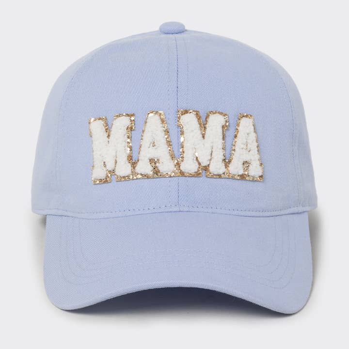 MAMA Chenille Patch baseball Cap for wholesale by David And Young