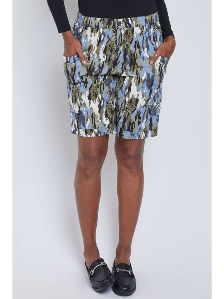 YMI – Engroshandel Shorts – Kvinder – Missy brede ben bermuda shorts med store lommer