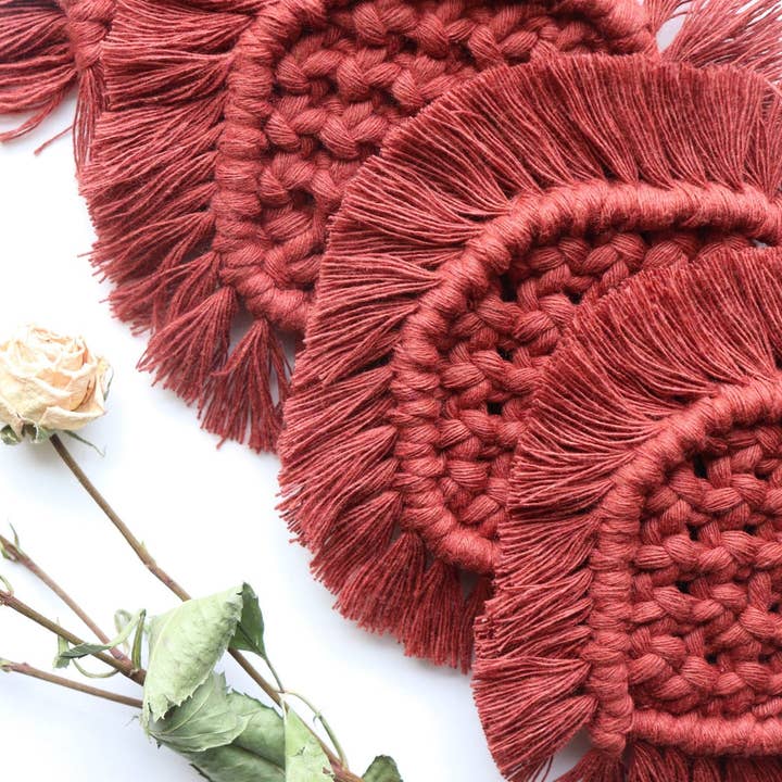 tightyknots - Wholesale Onderzetters - Macramé onderzetter, macramé, boho-decoratie5