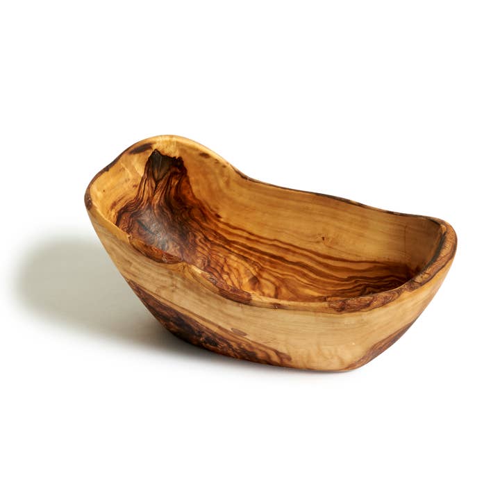 Natural OliveWood - Wholesale Decorative plate/dish/bowl - Rustic Olive Wood Snack Dish1